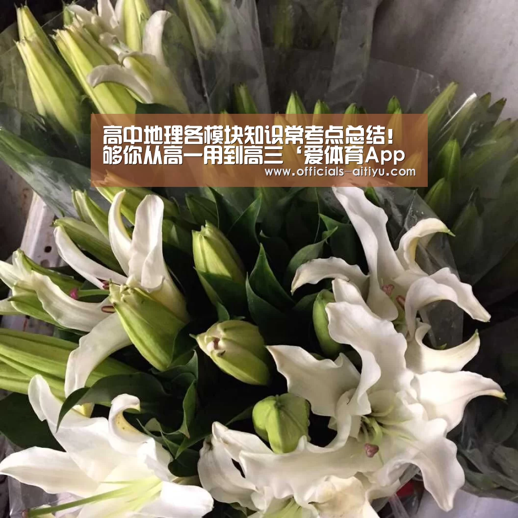 
高中地理各模块知识常考点总结！够你从高一用到高三‘爱体育App下载’